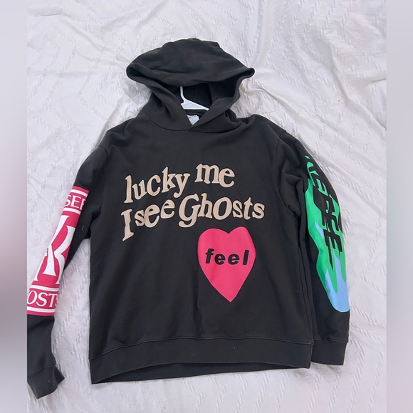 Lucky Me I see Ghosts Kanye West Hoodie - Picture 1 of 2
